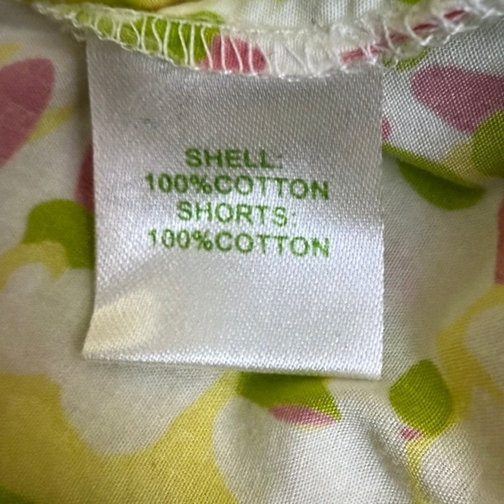 Lilly Pulitzer Jubilee Heatherly Floral Yellow Skort - Picture 9 of 9